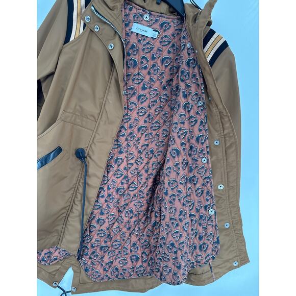 Coach 1941 Womens Varsity Parka - Car Tan Women's jacket coat size 2 - Picture 8 of 14